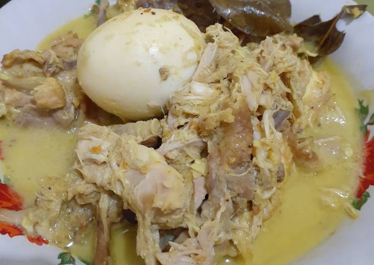 DICOBA@ Resep Opor ayam bumbu kuning menu masakan harian