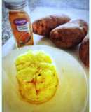 Celestial 😇CurcuPuré de Patatas (papa) sin mantequilla ni leche