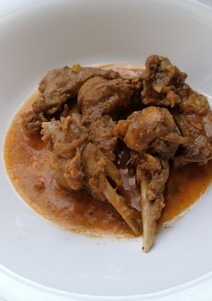 Una foto de Conejo en salsa