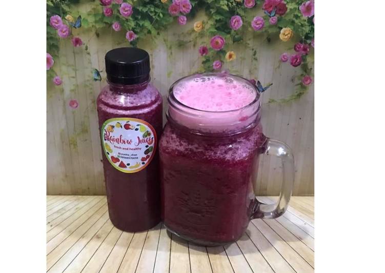 Langkah Mudah untuk Menyiapkan Diet Juice Cucumber Pear Beetroot Jicama Blueberry, Bisa Manjain Lidah