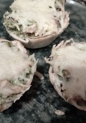 Una foto de Canastitas de brócoli