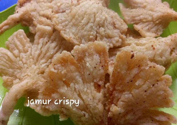 Resep Jamur crispy renyah no ribet yang Enak Banget