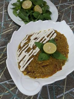 عکسی از دستور کشک بادمجان کبابی