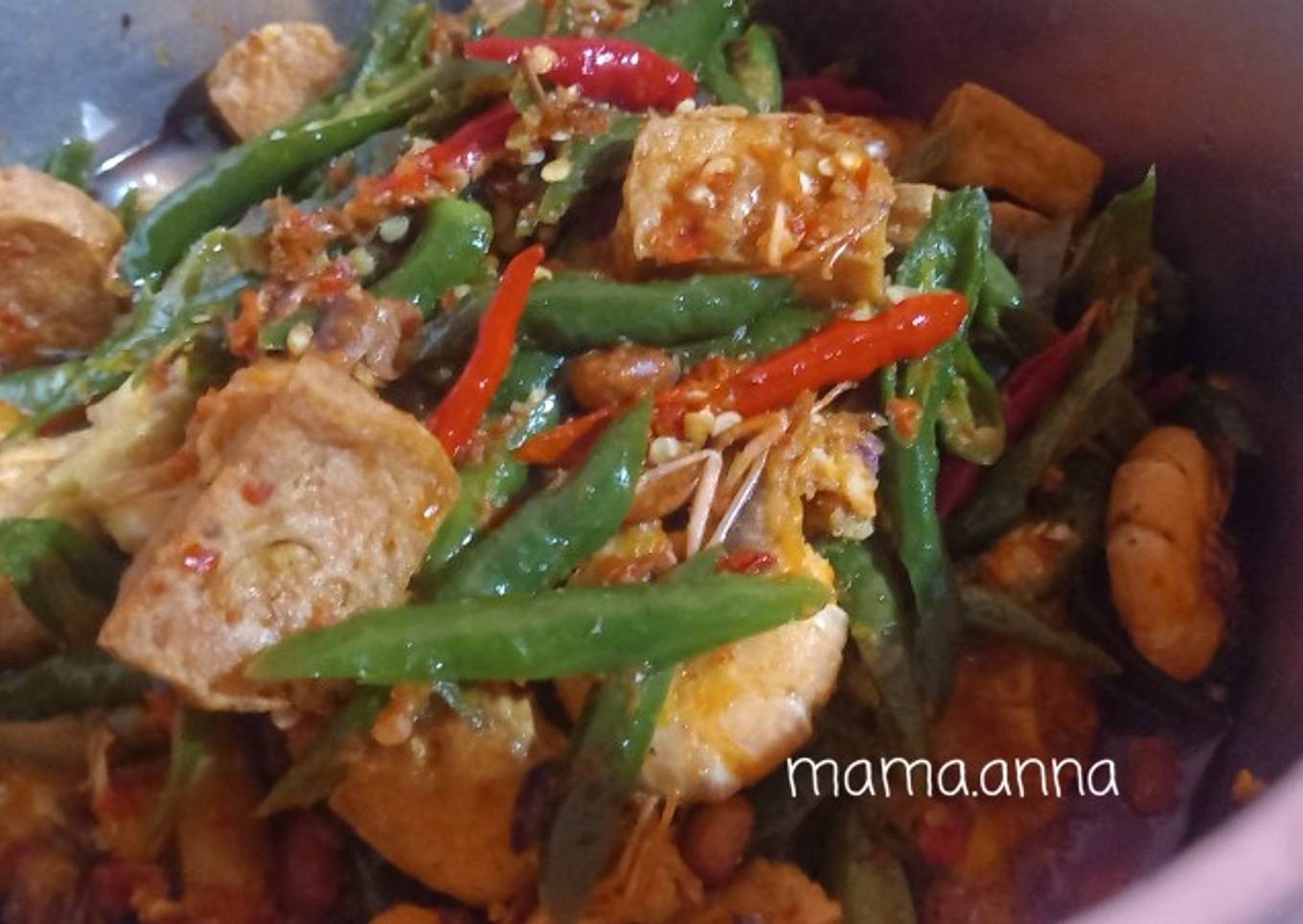 Tauco Udang dan Tahu (Pelengkap lontong medan)
