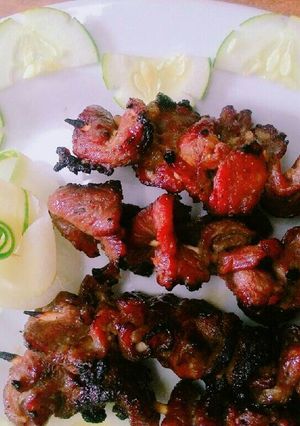 Hình của món Thịt nướng kiểu BBQ.