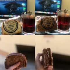 A picture of Roti sisir original & coklat.