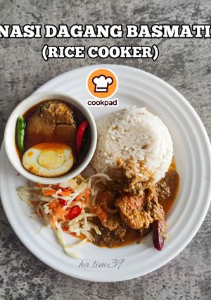 Gambar Nasi Dagang Basmati (Rice Cooker)