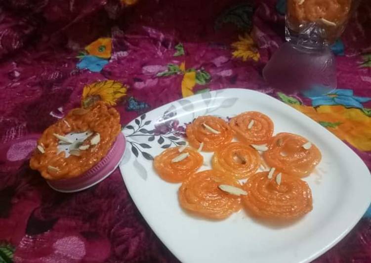 Steps to Prepare Super Quick Homemade Instant jalebi