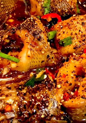 Hình của món Cá Lóc Kho Tiêu (bản test kỹ thuật).