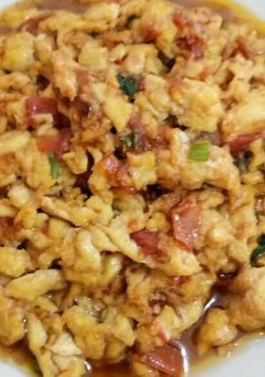 Foto resep Telur saus tomat