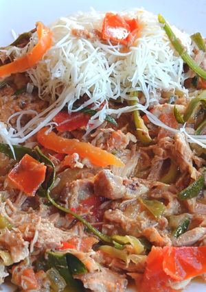 Főtt húsos zöldséges ragu🥗 recept fotója