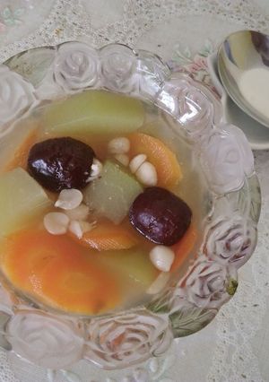 Foto resep Sup labu siam slowcooker (chinese style)