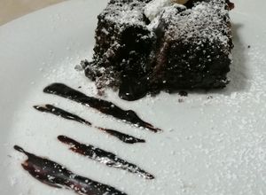 Una foto de Volcán de chocolate en microondas 🍫
