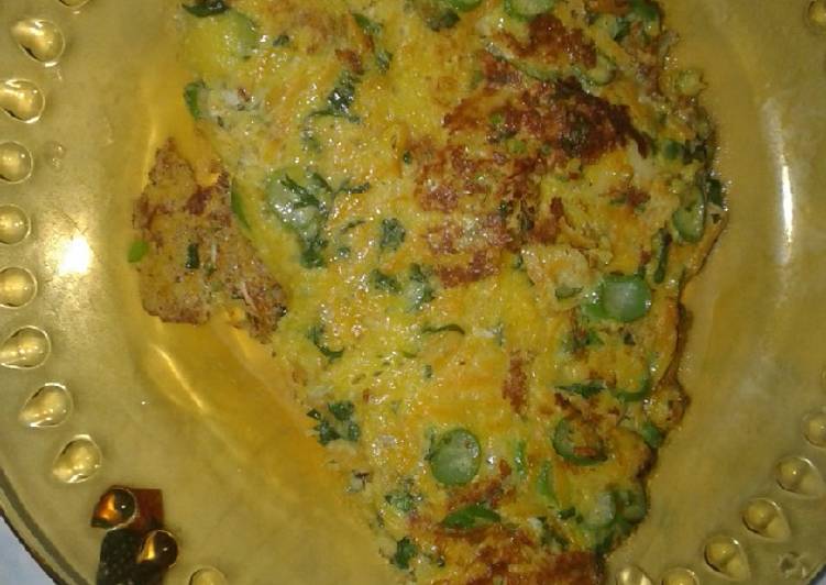 Cara Gampang Membuat Omelet telur sayur sederhana, Enak Banget