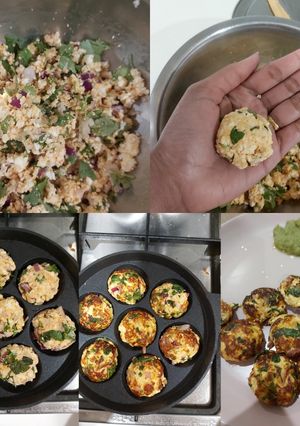 A picture of Paneer paniyaram.