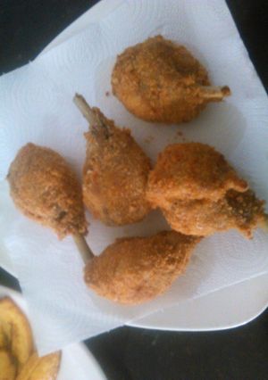 Una foto de Pollo apanado
