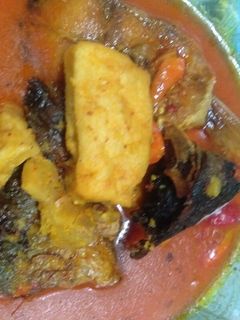 Foto resep Gulai ikan patin + tahu