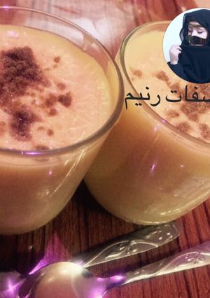 صورة لوصفة كاسترد على طريقة أمي الغاليه💜🌸