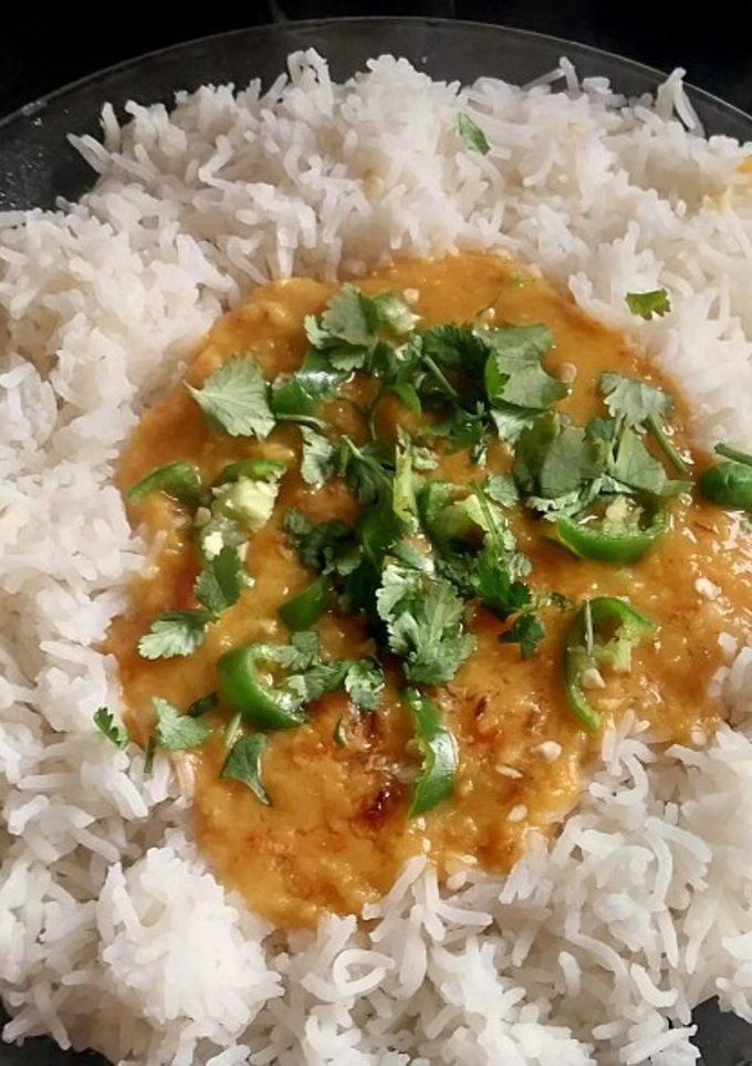 A picture of دال چاول.