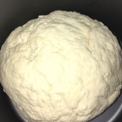 A picture of 2 ingredients dough.