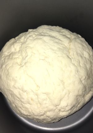 A picture of 2 ingredients dough.
