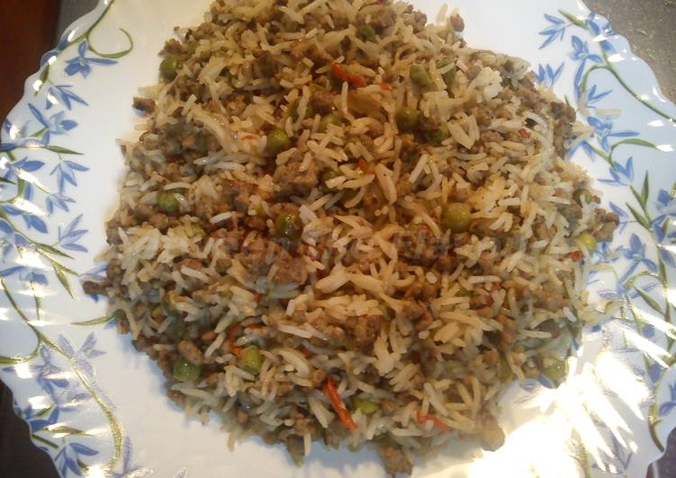 Steps to Make Homemade Beef Fried Rice