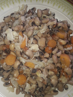 A picture of Black eyed beans salad.