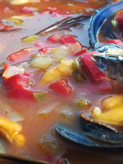 Una foto de Mejillones en salsa