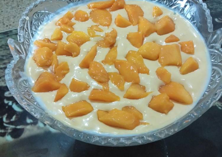 Recipe of Speedy Mango delight