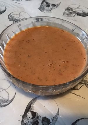 Une photo de Marinade ail moutarde orange soja piment