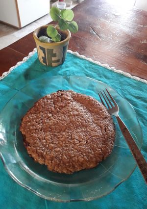 Una foto de Panqueque de avena y banana