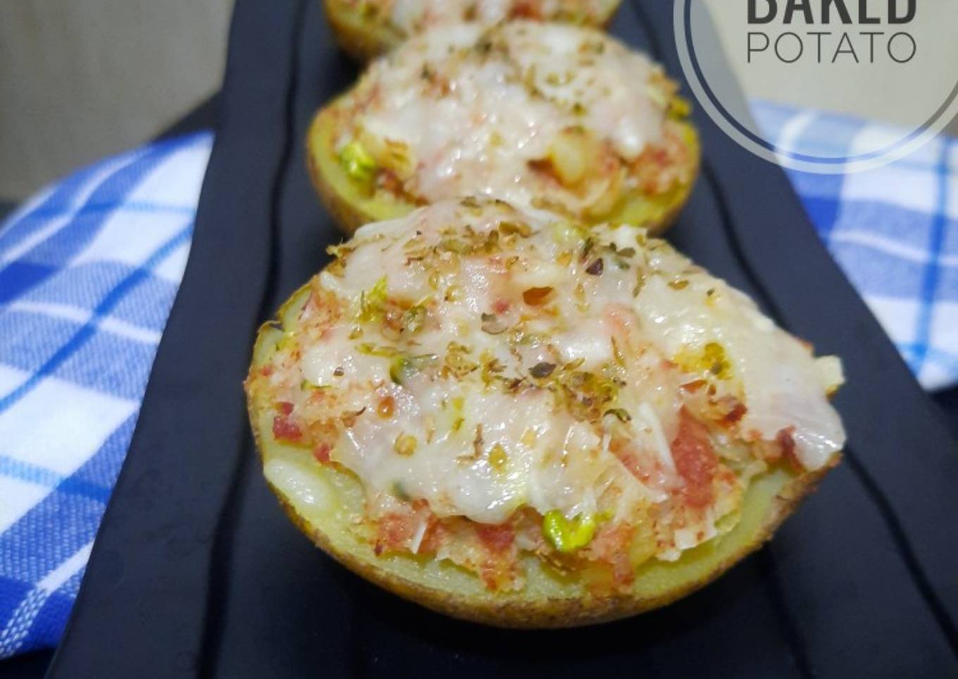 Baked Potato (kentang panggang Brokoli keju)