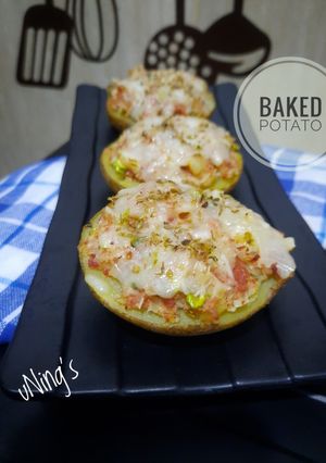 Foto resep Baked Potato (kentang panggang Brokoli keju)