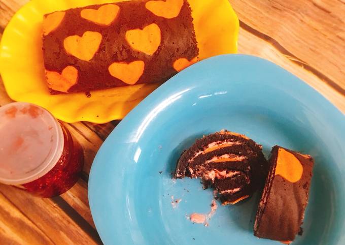 Cách Làm Món Chocolate Raspberry Swiss Roll Của Linhnguyen Mẹ Bắp Sữa