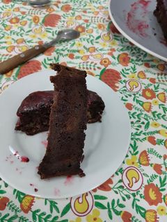 Una foto de Banana bread de chocolate saludable