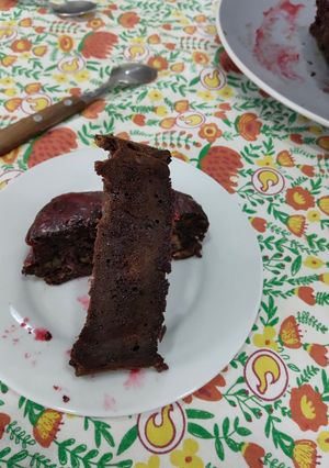 Una foto de Banana bread de chocolate saludable