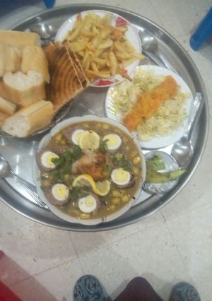 صورة لوصفة طاجين الرخام