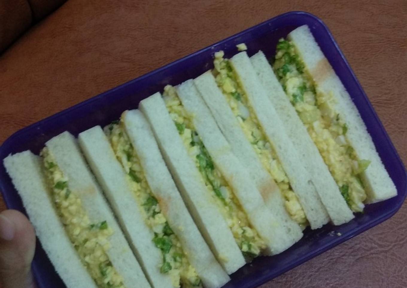 Sandwich Telur Selada Keju