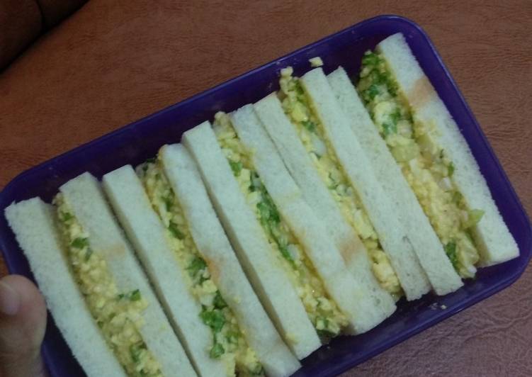 Cara menyiapkan Sandwich Telur Selada Keju , Lezat Sekali