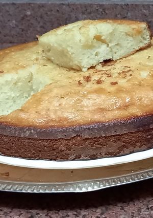 صورة لوصفة كيك الزبادي الخفيفة الهشة 😋