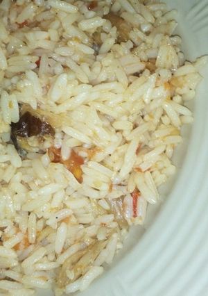 A picture of Jellof rice.