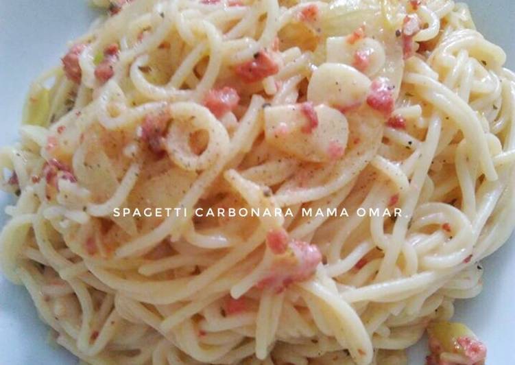 Spaghetti Carbonara homemade