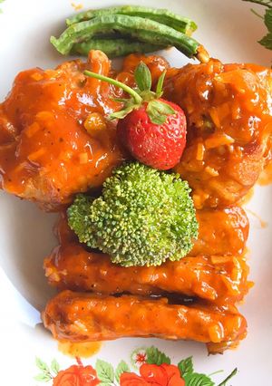 Foto resep Ayam dan tempe fire sauce (saus ala Richeese)