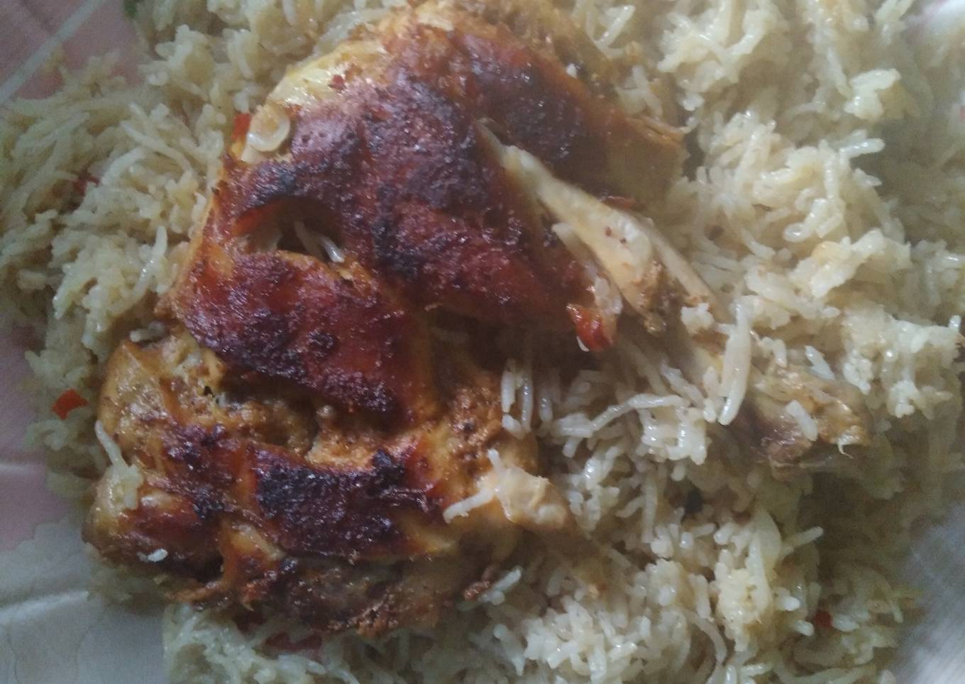 Arabic chicken mandi