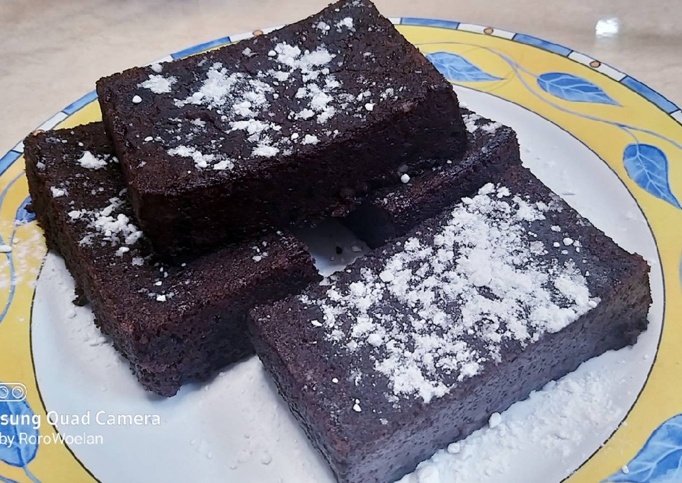 Brownies kukus nasi sisa