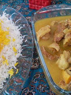 عکسی از دستور چلو گوشت
