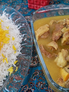 عکسی از دستور چلو گوشت