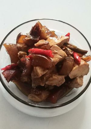 Foto resep Tumis Tahu Kulit