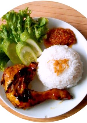 Foto resep Nasi ayam bakar