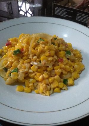 Foto resep Oseng jagung ala emak